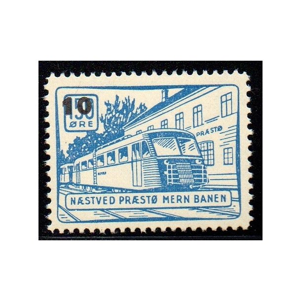 Nstved - Prst - Mern Banen - 150 re overstemplet til 10 re - Ustemplet