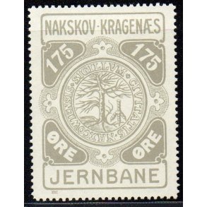 Nakskov - Kragens Jernbane - 175 re - Ustemplet