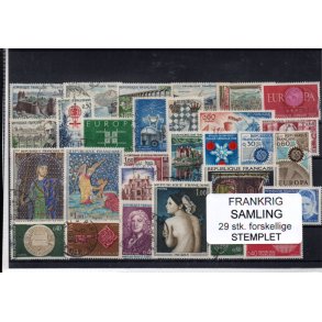 Frankrig Samling - 29 Stk. Stemplet