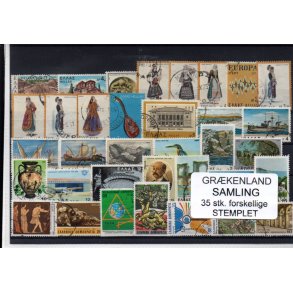Grkenland Samling. 35 Stk. Stemplet