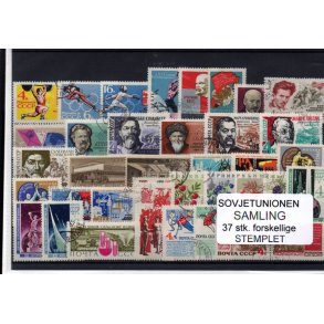 Rusland, Sovjet Samling 37 stk. - Stemplet