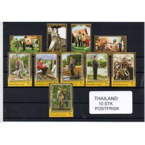 Thailand Samling - 10 Stk. Postfrisk