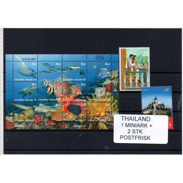 Thailand Samling - 1 Miniark + 2 Stk. Postfrisk