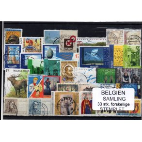 Belgien - Samling - 32 stk. Stemplet