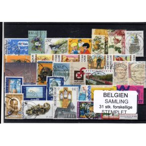 Belgien - Samling - 31 stk. Stemplet