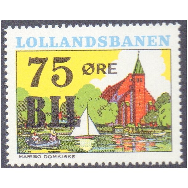 Lollandsbanen  - BIL - 75 re - Ustemplet