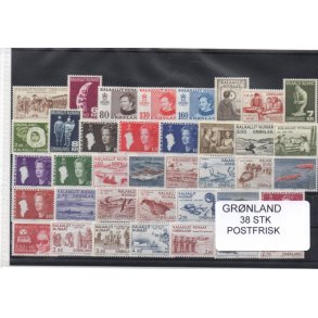 Grnland - 38 Stk. Postfrisk