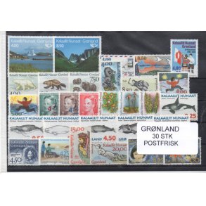Grnland - 30 Stk. Postfrisk