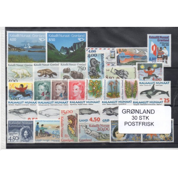 Grnland - 30 Stk. Postfrisk