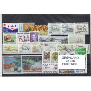 Grnland - 28 Stk. Postfrisk