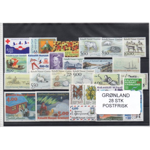 Grnland - 28 Stk. Postfrisk