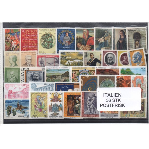 Italien Samling - 36 Stk. Postfrisk