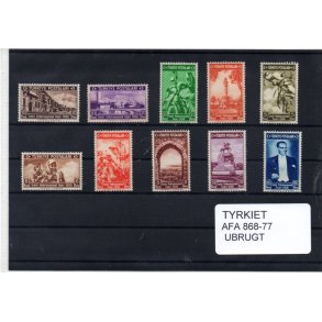 Tyrkiet Samling - Afa 868 - 77 - Ubrugt