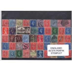 England Perfiner 50 stk. Stemplet/Ustemplet