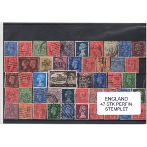 England Perfiner 47 stk. Stemplet/Ustemplet
