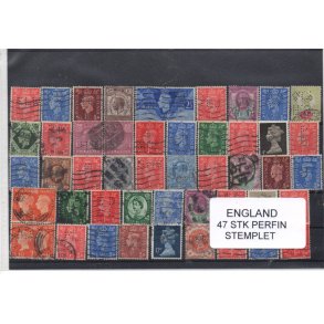 England Perfiner 47 stk. Stemplet/Ustemplet