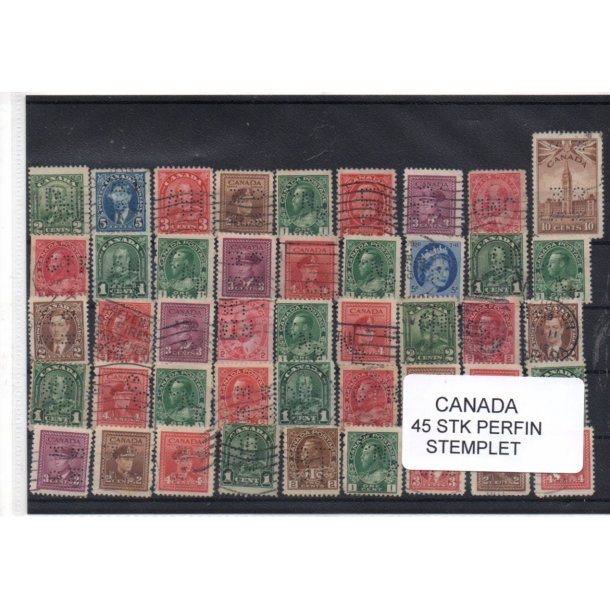 Canada Perfiner 45 stk. Stemplet/Ustemplet