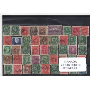 Canada Perfiner 45 stk. Stemplet/Ustemplet