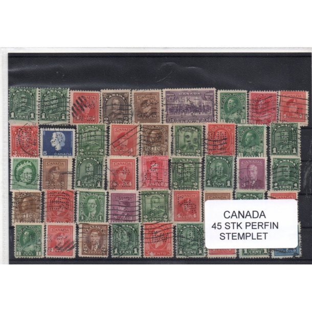 Canada Perfiner 45 stk. Stemplet/Ustemplet