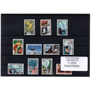 Australien - Antarctic - 11 Stk. Postfrisk