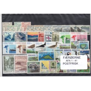 F�r�erne Samling - Afa 1 - 41 - Postfrisk