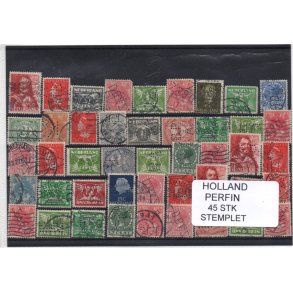 Holland Perfiner 45 stk. Stemplet/Ustemplet