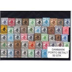 Danmark - Porto Betalt - Klip 50 Stk.