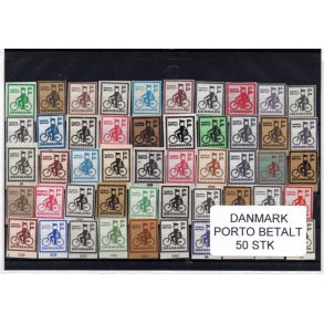 Danmark - Porto Betalt - Klip 50 Stk.
