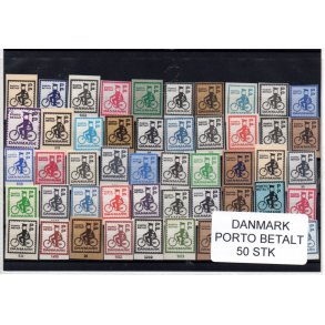 Danmark - Porto Betalt - Klip 50 Stk.