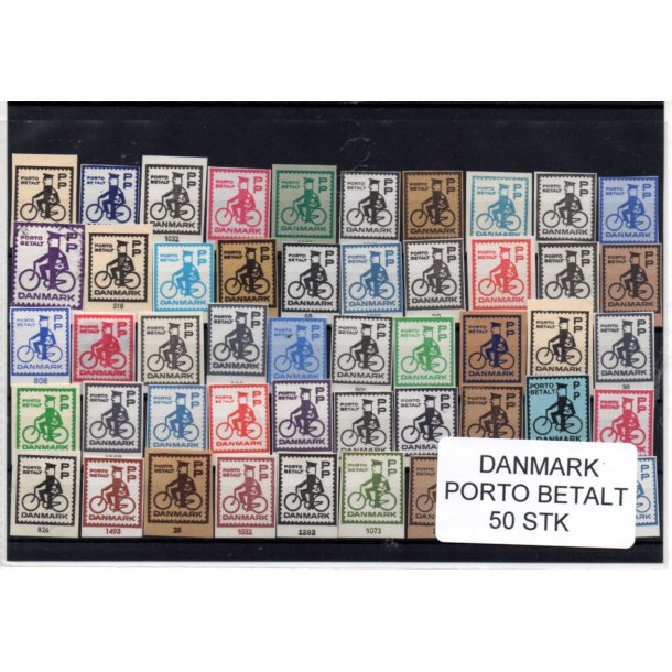 Danmark - Porto Betalt - Klip 50 Stk.