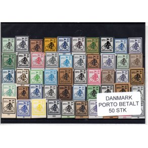 Danmark - Porto Betalt - Klip 50 Stk.