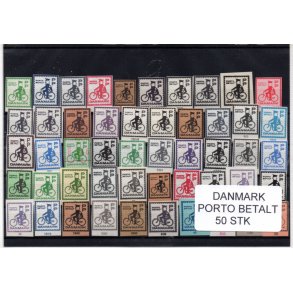 Danmark - Porto Betalt - Klip 50 Stk.