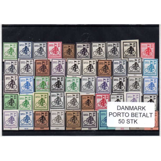 Danmark - Porto Betalt - Klip 50 Stk.