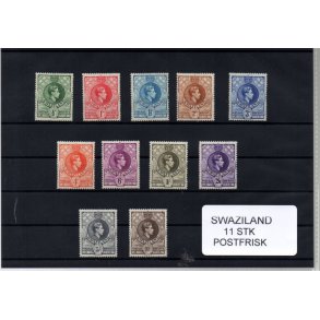 Swasiland Samling - 11 Stk.  Postfrisk