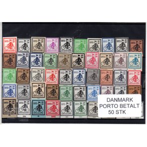 Danmark - Porto Betalt - Klip 50 Stk.