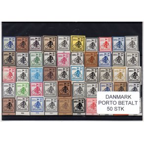 Danmark - Porto Betalt - Klip 50 Stk.