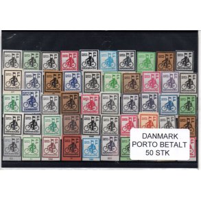 Danmark - Porto Betalt - Klip 50 Stk.
