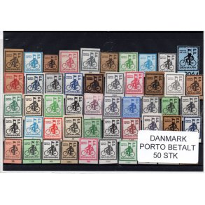 Danmark - Porto Betalt - Klip 50 Stk.