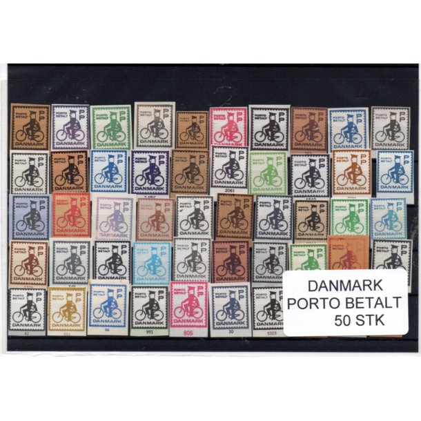 Danmark - Porto Betalt - Klip 50 Stk.