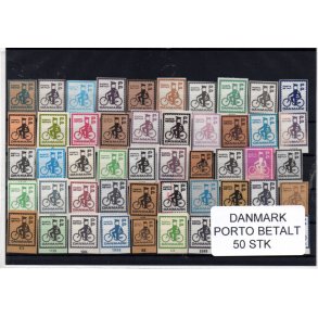Danmark - Porto Betalt - Klip 50 Stk.