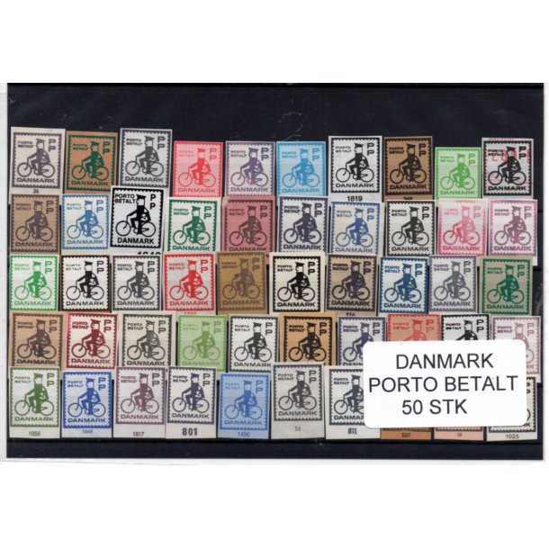 Danmark - Porto Betalt - Klip 50 Stk.