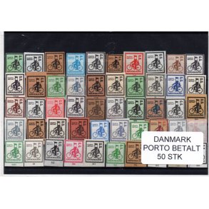 Danmark - Porto Betalt - Klip 50 Stk.