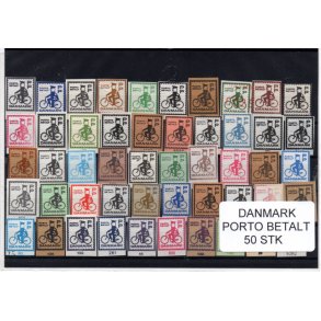 Danmark - Porto Betalt - Klip 50 Stk.