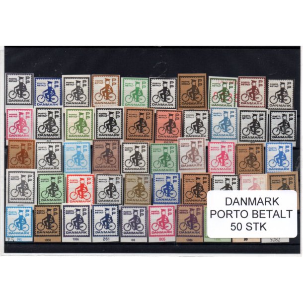 Danmark - Porto Betalt - Klip 50 Stk.