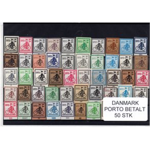 Danmark - Porto Betalt - Klip 50 Stk.