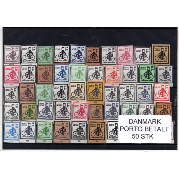 Danmark - Porto Betalt - Klip 50 Stk.
