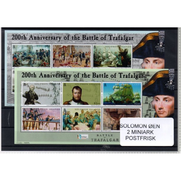 Solomon �er - 2 Miniark - Postfrisk