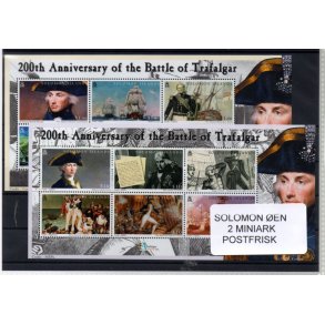 Solomon �er - 2 Miniark - Postfrisk