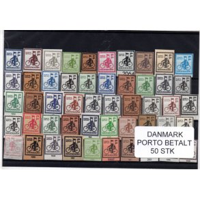 Danmark - Porto Betalt - Klip 50 Stk.