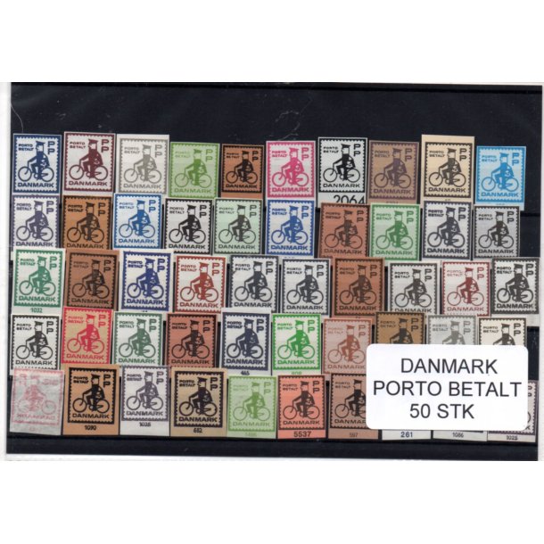Danmark - Porto Betalt - Klip 50 Stk.